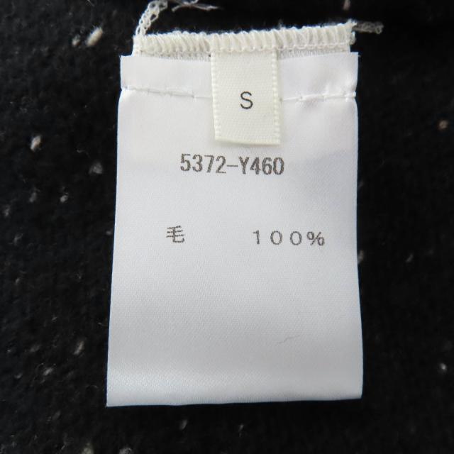 極美品☆THE ROW ザロウ 5372-Y460 ウール100％ ボトルネック 長袖 ニット トップス ブラック系 S USA製 正規品 レディース_5