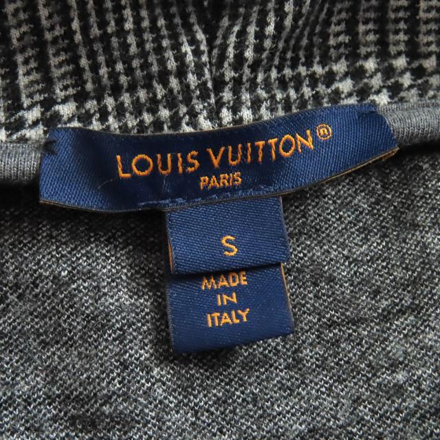 極美品△LOUIS VUITTON ルイヴィトン 23AW 1AC3MF プリンスオブウェールズフーディドレス グレンチェックワンピース S 正規品 定価365200_6