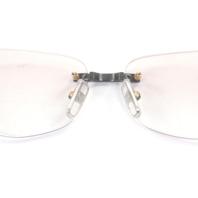 極美品□DITA ディータ DTX182 TRYSIM.75 ツーポイント リムレス サングラス アイウェア ゴールド ピンクレンズ 56□15-143_5