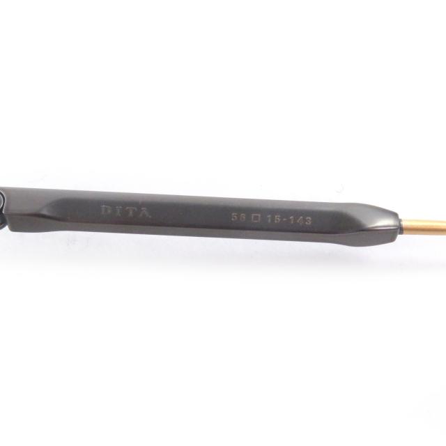 極美品□DITA ディータ DTX182 TRYSIM.75 ツーポイント リムレス サングラス アイウェア ゴールド ピンクレンズ 56□15-143_6