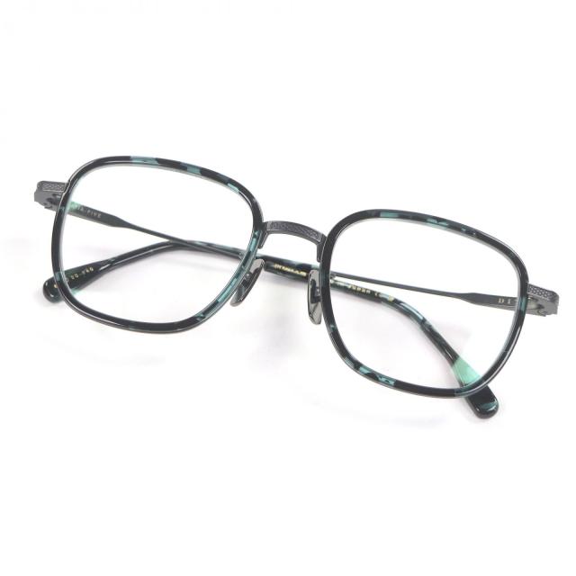 未使用品□DITA ディータ DTX454 AVIATIA-FIVE メガネ 眼鏡 アイウェア ブラック クリアブルー 50□20-140 デモレンズ