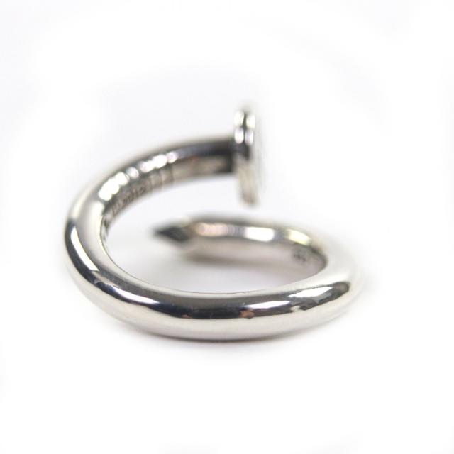 美品▼CHROME HEARTS クロムハーツ NAIL FLAT ネイルフラットリング　 CHプラス 925 リング・指輪 シルバー 日本サイズ8号相当 重量5.8g_2