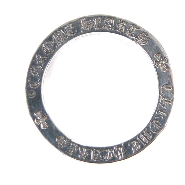 美品▼CHROME HEARTS クロムハーツ スペーサーリング FUCK YOU 6mm 925 リング・指輪 シルバー 日本サイズ16号相当 重量11.9g メンズ_4