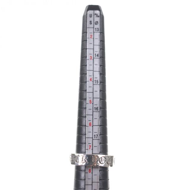 美品▼CHROME HEARTS クロムハーツ スペーサーリング FUCK YOU 6mm 925 リング・指輪 シルバー 日本サイズ16号相当 重量11.9g メンズ_6