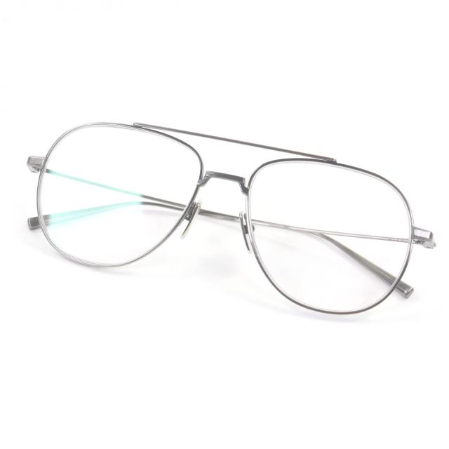 極美品□DITA ディータ DTX161 ARTOA-79 ツーブリッジ メガネ 眼鏡 アイウェア ガンメタリック 56□17-145 日本製 メンズ