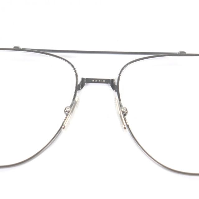 極美品□DITA ディータ DTX161 ARTOA-79 ツーブリッジ メガネ 眼鏡 アイウェア ガンメタリック 56□17-145 日本製 メンズ_3