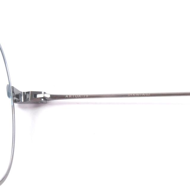 極美品□DITA ディータ DTX161 ARTOA-79 ツーブリッジ メガネ 眼鏡 アイウェア ガンメタリック 56□17-145 日本製 メンズ_6