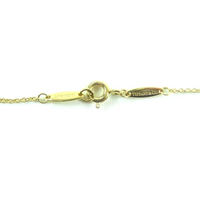 極美品★TIFFANY&Co. ティファニー エルサペレッティ バイザヤード AU750 1P ダイヤ ネックレス ゴールド 総重量1.77g レディース_5