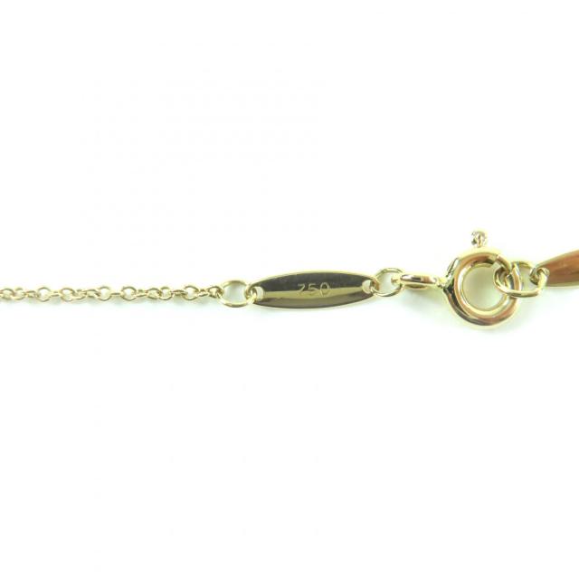 極美品★TIFFANY&Co. ティファニー エルサペレッティ バイザヤード AU750 1P ダイヤ ネックレス ゴールド 総重量1.77g レディース_6