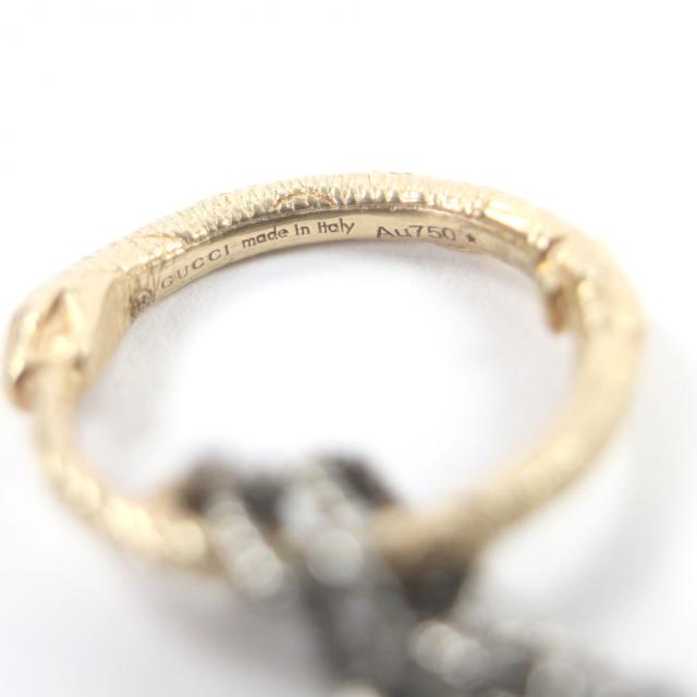 美品□GUCCI グッチ 461997 ウロボロス AG925 AU750 アクセサリー チェーンネックレス シルバー ゴールド イタリア製 総重量17.83g_6