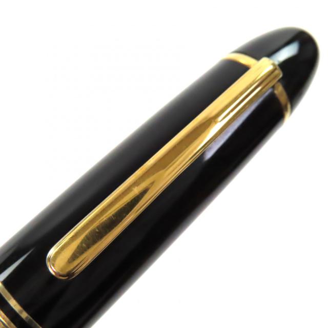 良品▼MONTBLANC モンブラン マイスターシュテュック 149 ペン先14K Fニブ ホワイトスター 万年筆 ブラック ゴールド ドイツ製 メンズ_6