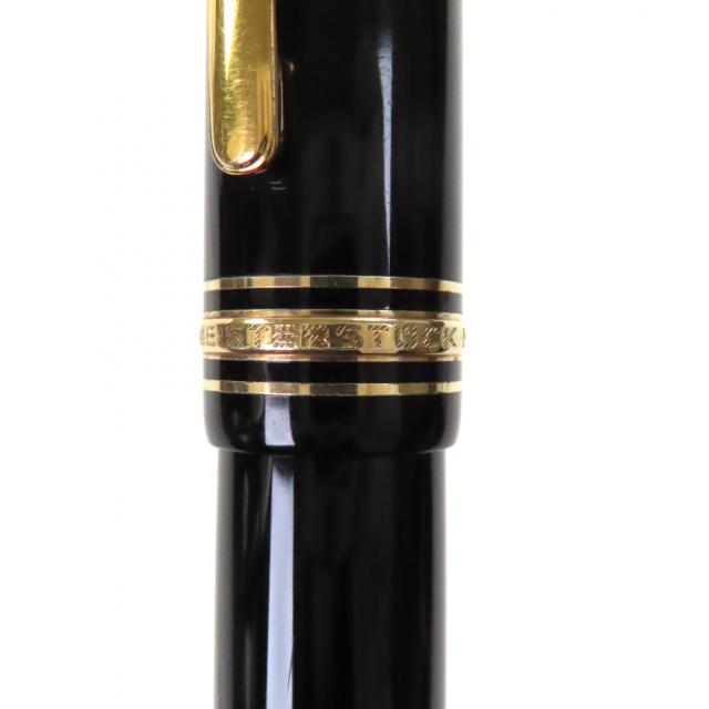 良品▼MONTBLANC モンブラン マイスターシュテュック 149 ペン先14K Fニブ ホワイトスター 万年筆 ブラック ゴールド ドイツ製 メンズ_8