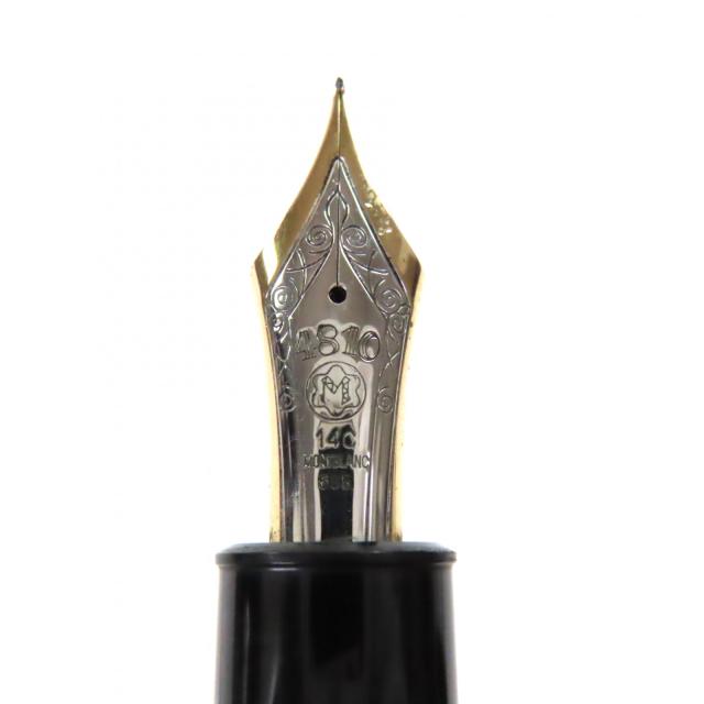 良品▼MONTBLANC モンブラン マイスターシュテュック 149 ペン先14K Fニブ ホワイトスター 万年筆 ブラック ゴールド ドイツ製 メンズ_4