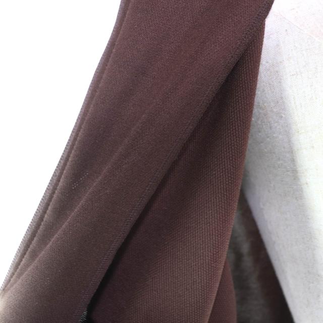 極美品★Needles ニードルス PU1589 ロゴ刺繍入り サイドライン ZIP UP トラック ジャケット ブラウン オレンジ 2 日本製 正規品_4