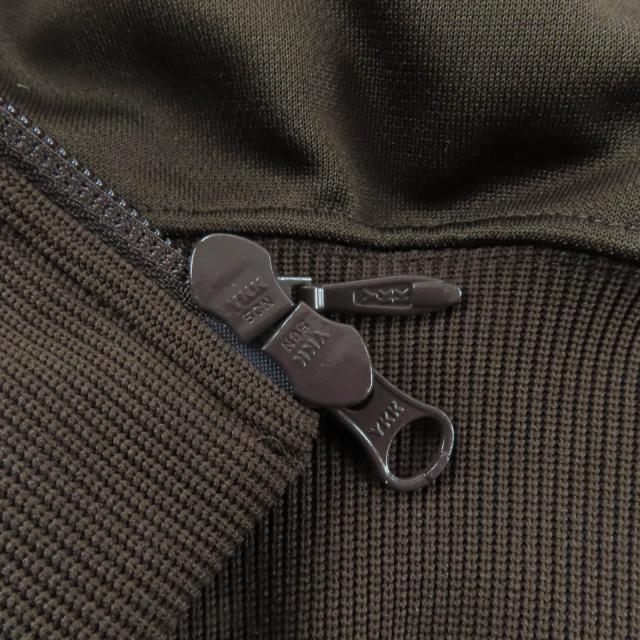 極美品★Needles ニードルス PU1589 ロゴ刺繍入り サイドライン ZIP UP トラック ジャケット ブラウン オレンジ 2 日本製 正規品_6