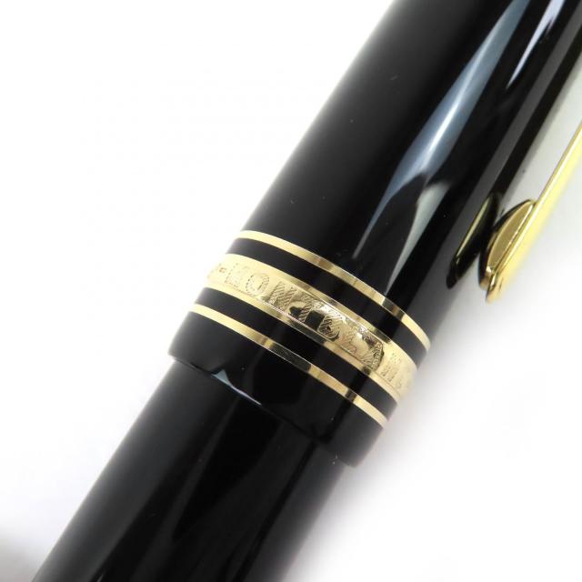 美品△MONTBLANC モンブラン マイスターシュテュック 149 Pix ペン先18K Mニブ 万年筆 ブラック ゴールド 箱・ケース付 ドイツ製 メンズ_7