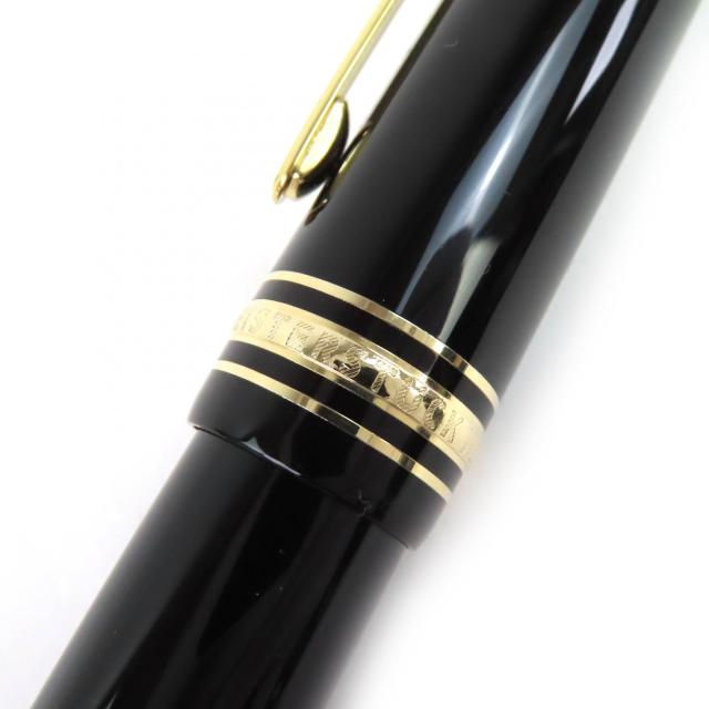 美品△MONTBLANC モンブラン マイスターシュテュック 149 Pix ペン先18K Mニブ 万年筆 ブラック ゴールド 箱・ケース付 ドイツ製 メンズ_8