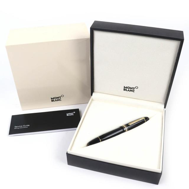 美品△MONTBLANC モンブラン マイスターシュテュック 149 Pix ペン先18K Mニブ 万年筆 ブラック ゴールド 箱・ケース付 ドイツ製 メンズ_1