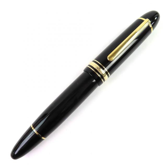 美品△MONTBLANC モンブラン マイスターシュテュック 149 Pix ペン先18K Mニブ 万年筆 ブラック ゴールド 箱・ケース付 ドイツ製 メンズ_2