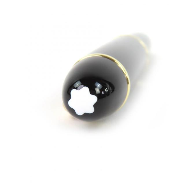 美品△MONTBLANC モンブラン マイスターシュテュック 149 Pix ペン先18K Mニブ 万年筆 ブラック ゴールド 箱・ケース付 ドイツ製 メンズ_6