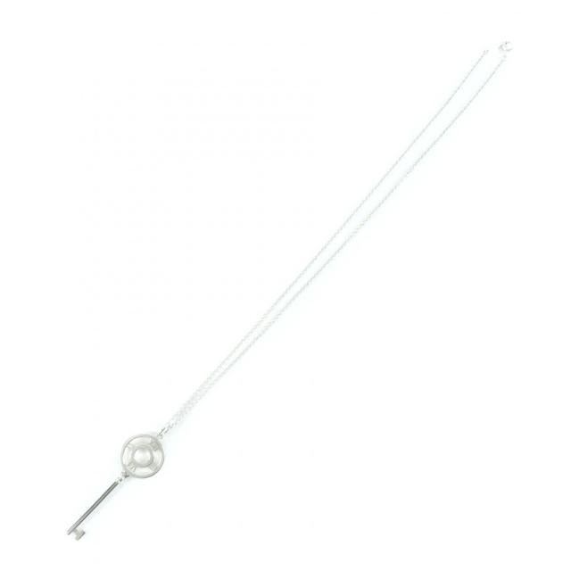 美品★TIFFANY&amp;Co. ティファニー AG925 アトラスキー ネックレス ペンダント アクセサリー シルバー 重量6.9g レディース_3
