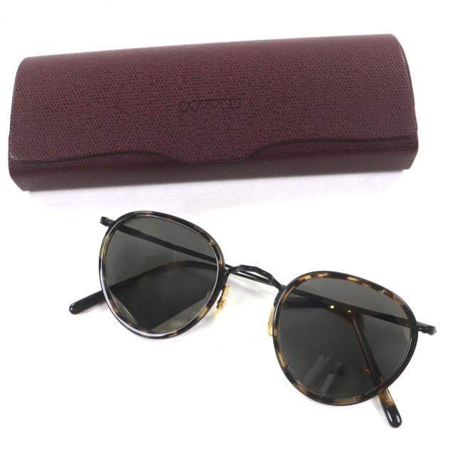 極美品▼OLIVER PEOPLES オリバーピープルズ OV1104S MP-2 SUN べっ甲柄 アイウェア サングラス クリアブラウン ブラック 48□24 148_1