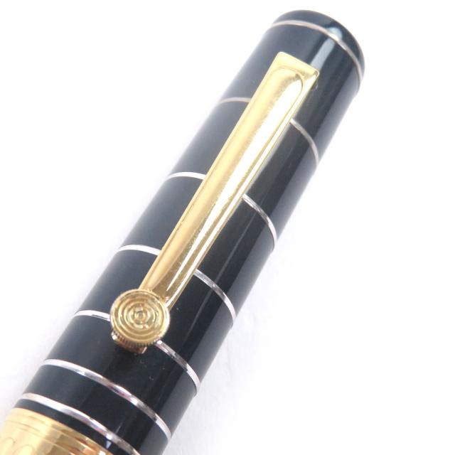 良品□OMAS オマス ヴィンテージ マルコーニ ペン先18K Mニブ 1995年 4000本限定 Limited Edition 万年筆 ネイビー ゴールド シルバー_7