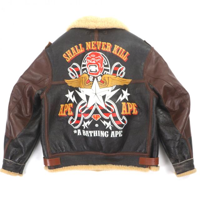 良品▽A BATHING APE THE REAL McCOYS ア ベイシング エイプ ザリアル