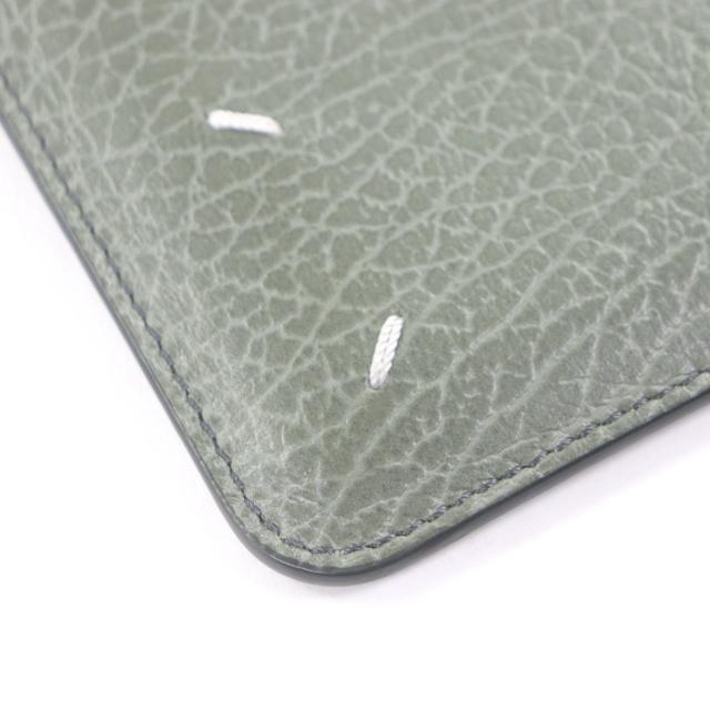 極美品□Maison Margiela 11 メゾンマルジェラ11 S56UI0226 レザー 4ステッチ ストラップ付 スマホポーチ フォンホルダー イタリア製_6