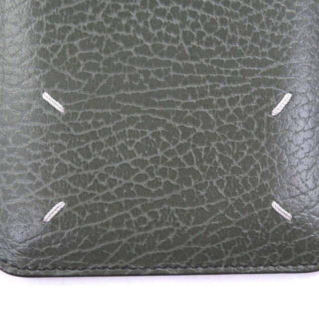 極美品□Maison Margiela 11 メゾンマルジェラ11 S56UI0226 レザー 4ステッチ ストラップ付 スマホポーチ フォンホルダー イタリア製_8