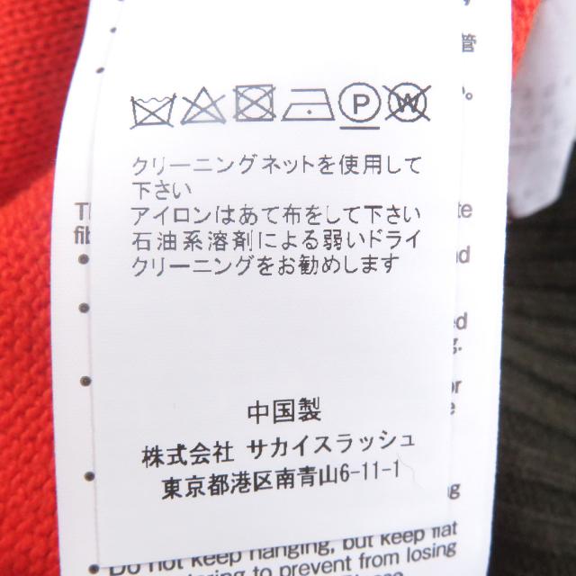 美品□Sacai サカイ 22-02859M Studs Cashmere Knit Cardigan カシミヤ混 ロゴボタン ピンバッジ ニットカーディガン カーキ 1 正規品_7
