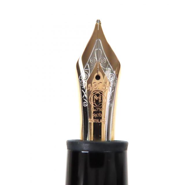 極美品▼MONTBLANC モンブラン マイスターシュテュック 149 ペン先14K Bニブ ホワイトスター 万年筆 ブラック レッドゴールド 箱付き_5