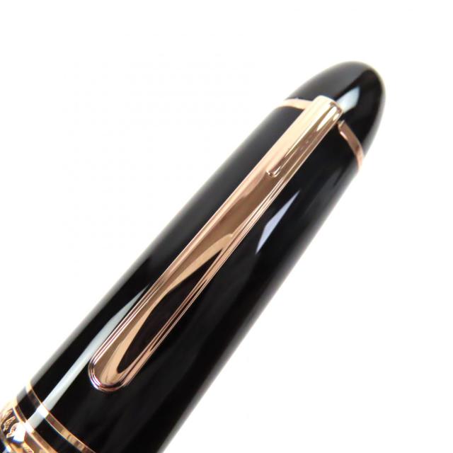 極美品▼MONTBLANC モンブラン マイスターシュテュック 149 ペン先14K Bニブ ホワイトスター 万年筆 ブラック レッドゴールド 箱付き_7
