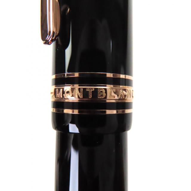 極美品▼MONTBLANC モンブラン マイスターシュテュック 149 ペン先14K Bニブ ホワイトスター 万年筆 ブラック レッドゴールド 箱付き_8