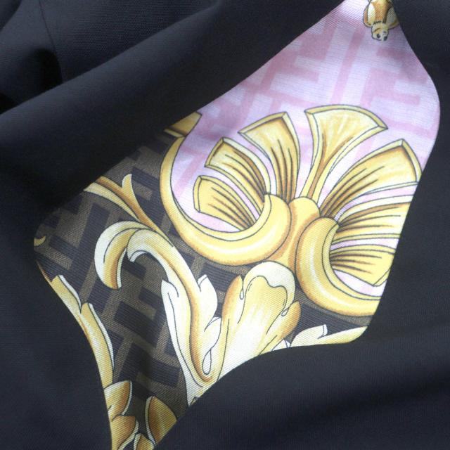 【ドンドン見直し】極美品▼FENDI VERSACE フェンディ ヴェルサーチ 2022年製 FB0804 シルク使 パンツ スラックス 46 伊製 正規品 メンズ ドンドン見直し】極美品▽FENDI VERSACE フェンディ ヴェルサーチ 2022