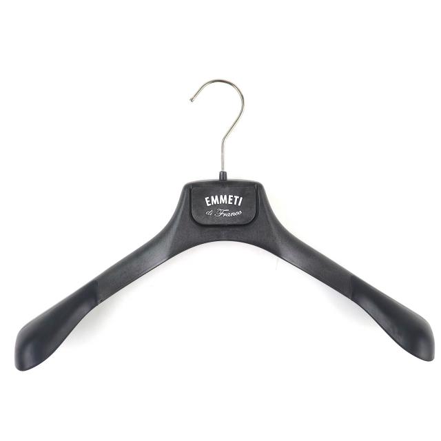 美品△EMMETI エンメティ 干場義雅モデル H UOMO アッカ シングルライダース ラムレザージャケット 黒 46 ハンガー付 伊製 正規品_9