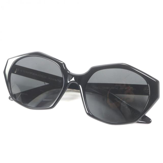 美品▼OLIVER PEOPLES オリバーピープルズ OV5511SU KHAITE ケイト 幾何学形状 サングラス ブラック ゴールド 57□19 145 箱付き メンズ
