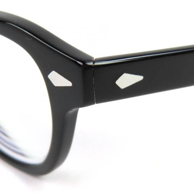 美品△MOSCOT モスコット LEMTOSH レムトッシュ メガネ 眼鏡 アイウェア ブラック 44□24 140 度入り ケース付き メンズ_7