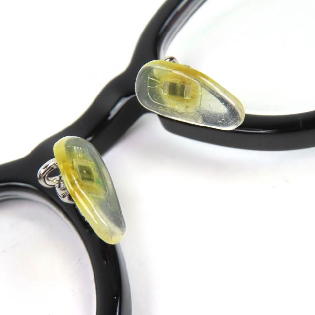 美品△MOSCOT モスコット LEMTOSH レムトッシュ メガネ 眼鏡 アイウェア ブラック 44□24 140 度入り ケース付き メンズ_6