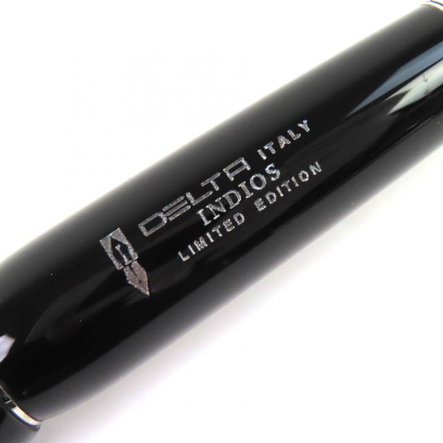 美品△DELTA デルタ 少数民族シリーズ インディオ 2006 925 ペン先18K Mニブ 万年筆 ボールペン 2本セット 重量68.44g_8
