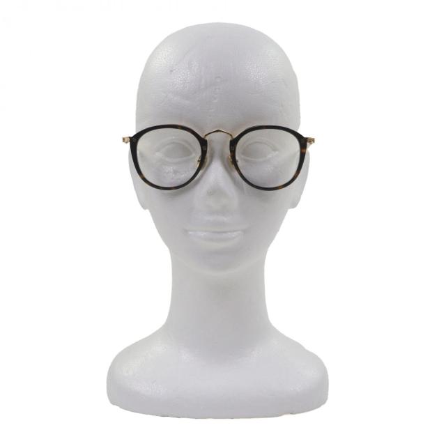 美品▼Cartier カルティエ CT0020O C ドゥ カルティエ マーブル柄 ロゴ入り ボストン メガネ 眼鏡 アイウェア クリアブラウン 47□23 145_2