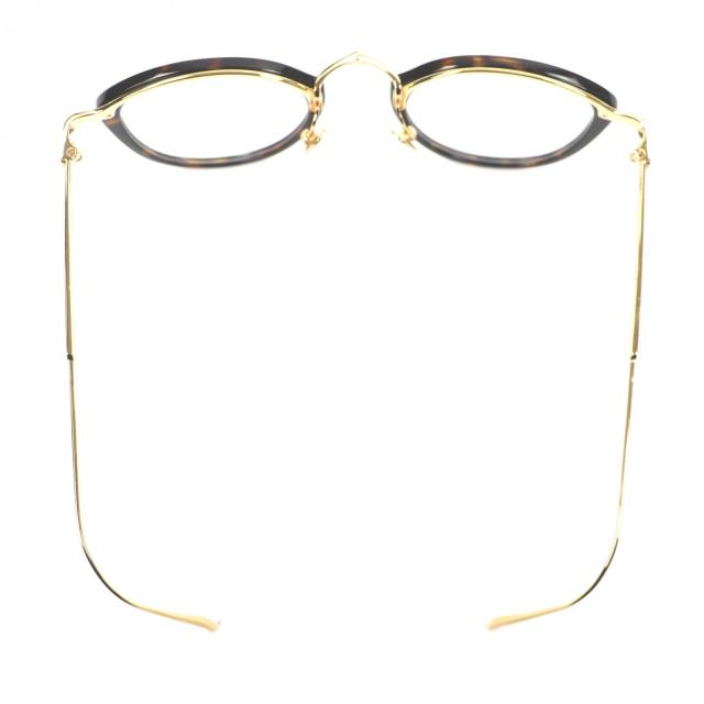 美品▼Cartier カルティエ CT0020O C ドゥ カルティエ マーブル柄 ロゴ入り ボストン メガネ 眼鏡 アイウェア クリアブラウン 47□23 145_5