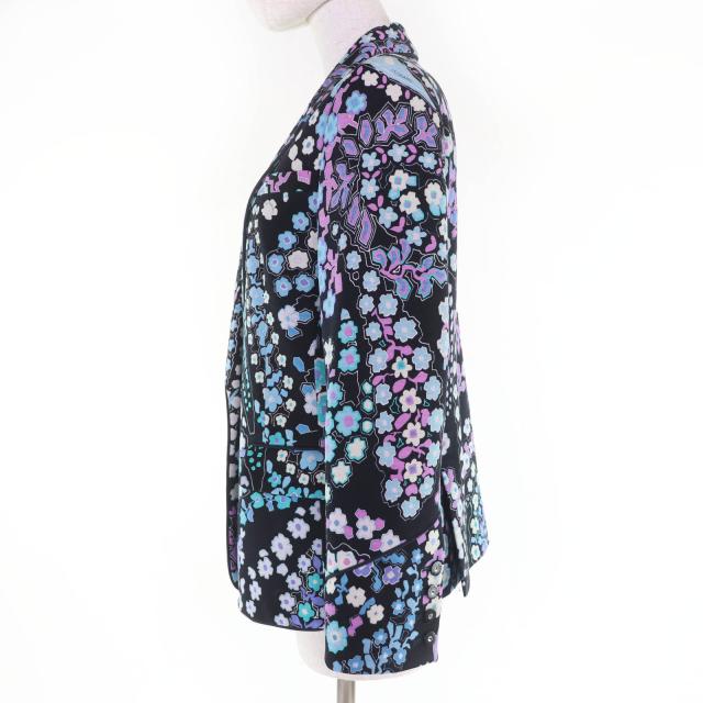 極美品☆LEONARD FASHION レオナール ファッション ウール 花柄