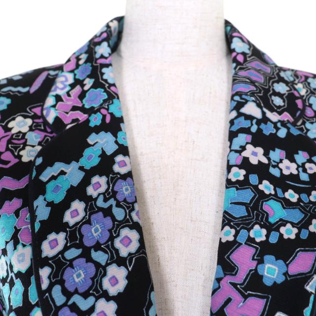 極美品☆LEONARD FASHION レオナール ファッション ウール 花柄