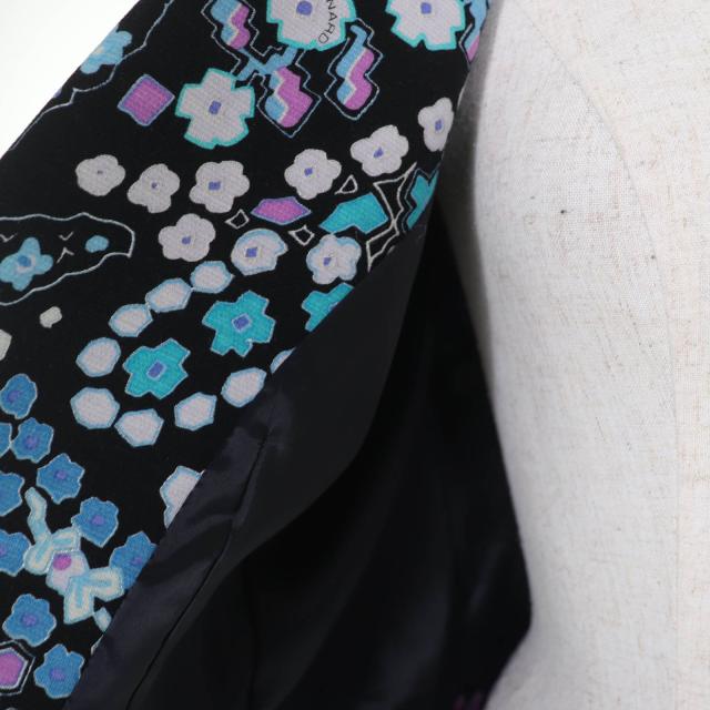 極美品☆LEONARD FASHION レオナール ファッション ウール 花柄