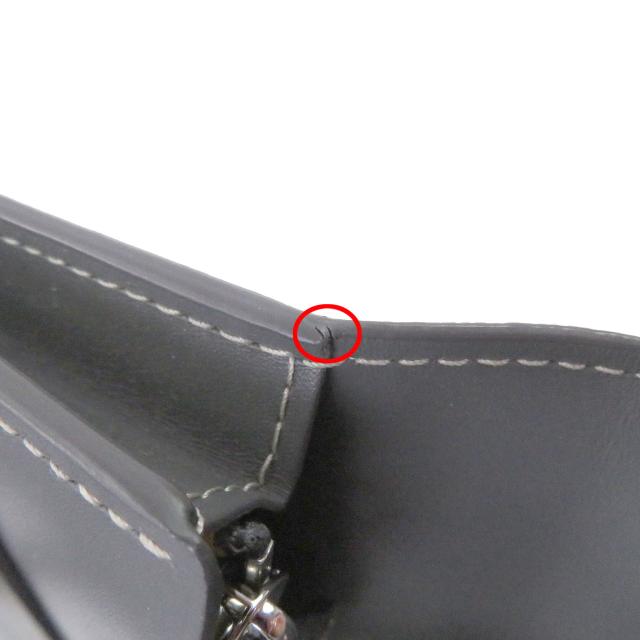 未使用品□GOYARD ゴヤール RICHE2PMLTY51CL51P PVC レザー ヘリンボーン リシュリューウォレット 長財布 グレー イエロー フランス製_9