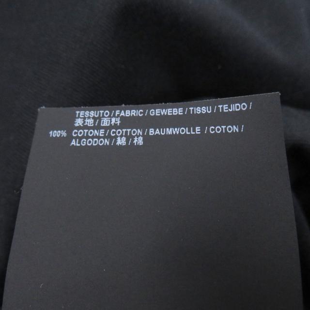 美品□BALENCIAGA バレンシアガ 508203 コットン100％ BBロゴ プリント クルーネック 半袖Ｔシャツ カットソー ブラック XS 正規品　_6