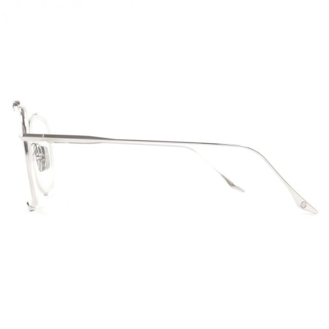 未使用品□DITA ディータ DTX442-A-03 ATARON THREE メガネ 眼鏡 アイウェア シルバー クリア 52□22-145 デモレンズ 日本製