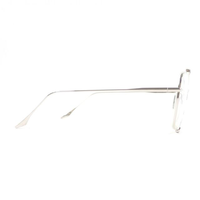 未使用品□DITA ディータ DTX442-A-03 ATARON THREE メガネ 眼鏡 アイウェア シルバー クリア 52□22-145 デモレンズ 日本製