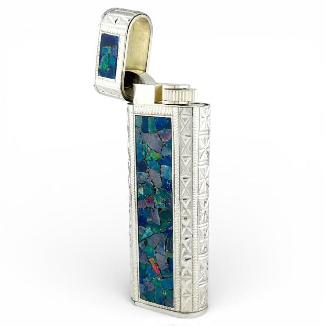 Cartier カルティエ ガスライターケース付き シルバー ローラー式